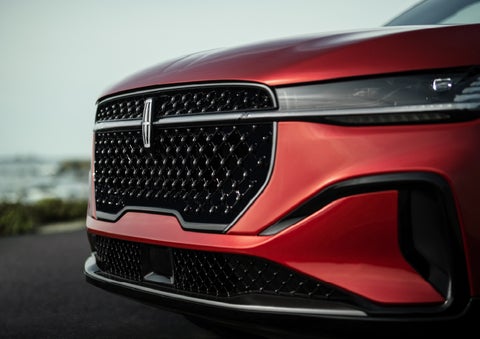 The sleek grille of a 2026 Lincoln Nautilus® SUV with the available Jet Appearance Package makes a bold statement. | Palmetto Lincoln in Charleston SC