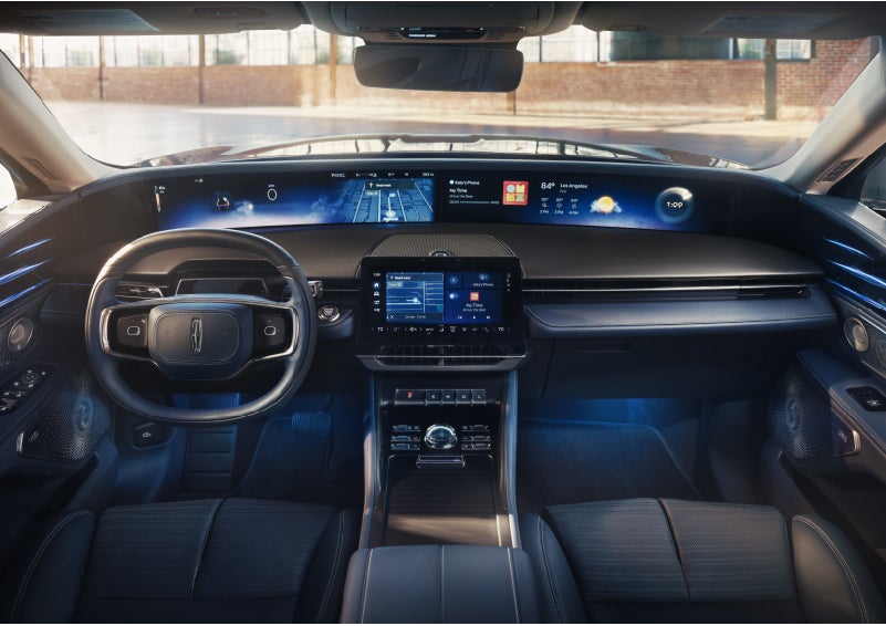 The panoramic display is shown in a 2026 Lincoln Nautilus® SUV. | Palmetto Lincoln in Charleston SC