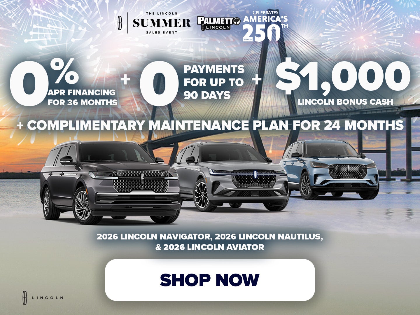 SELECT 2026 LINCOLN MODELS